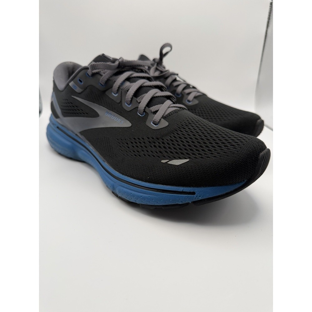 Brooks Ghost 15 Mens Size 13 D Black Blue Running Shoes 1103931D056